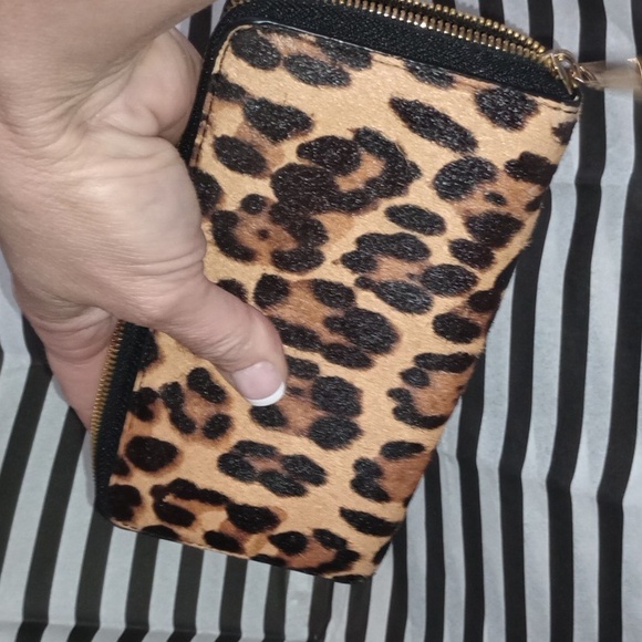 Genuine Calf Hair Cheetah Print Brown Tan Perfect Condition! - Picture 9 of 9